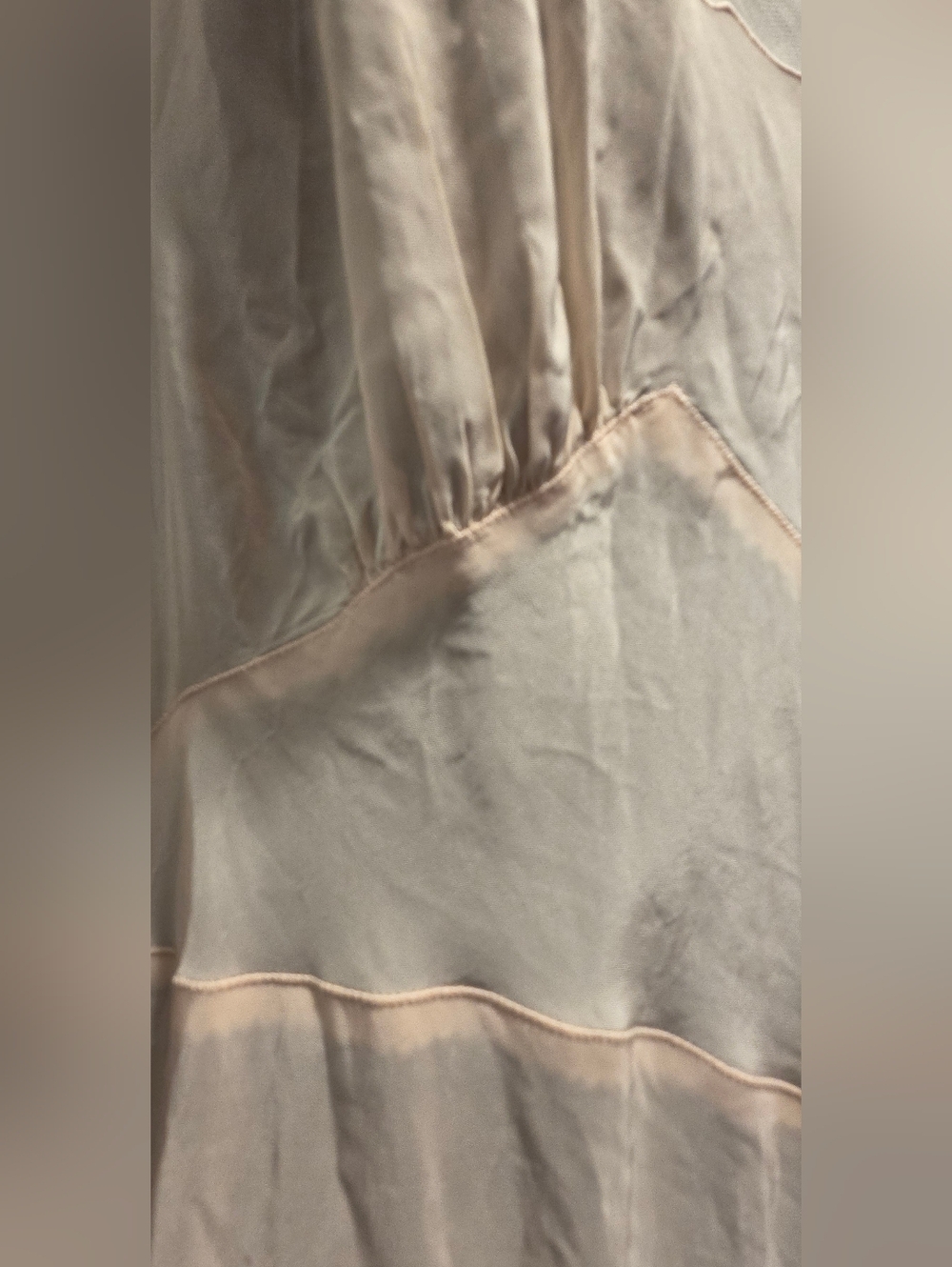 French Couture Seamprufe Light Pink Slip Dress Classic Chemise Sz35/M - Picture 11 of 12
